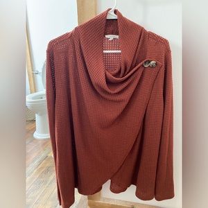 Maurices wrap sweater long sleeve